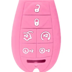 Silicone Protective Key Fob Cover For Dodge/Chrysler/Jeep 6 Buttons Fobik
