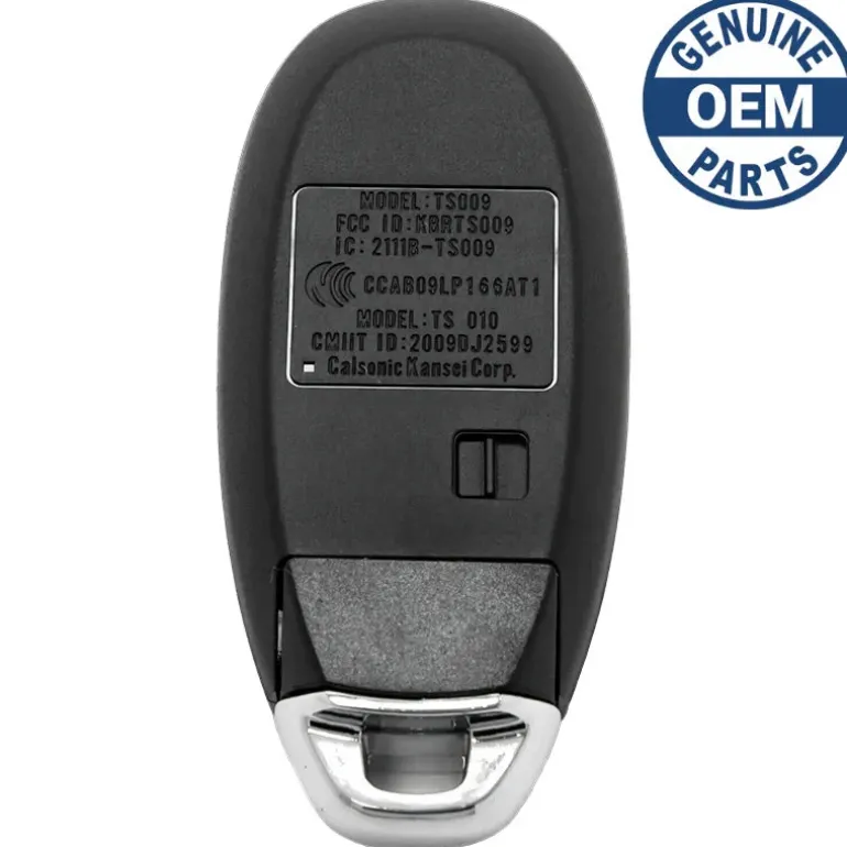 2012 Suzuki Kizashi Smart Key Remote FCC: KBRTS009 PN: 37172-57L20