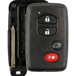 Toyota 4 Button Smart Key Replacement Case HYQ14AAB HYQ14ACX HYQ14AEM