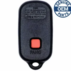 2000 Toyota Camry Remote PN: 89742-06010