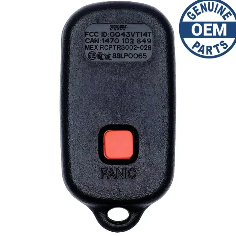 2000 Toyota Celica Remote PN: 89742-06010