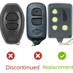 1998 Toyota Paseo Grey Dealer Installed Keyless Entry Remote BAB237131-022 PT398-07101 08191-00871