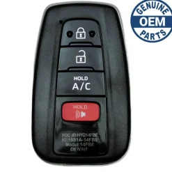 2019 Toyota Prius Prime Smart Key Fob PN: 89904-47460