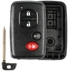Toyota Prius w A/C 4 Button Smart Key Replacement Case HYQ14ACX