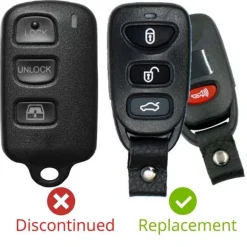 2003 Toyota Sequoia Port-Installed Keyless Entry Remote ELVATDD ELVAT1B