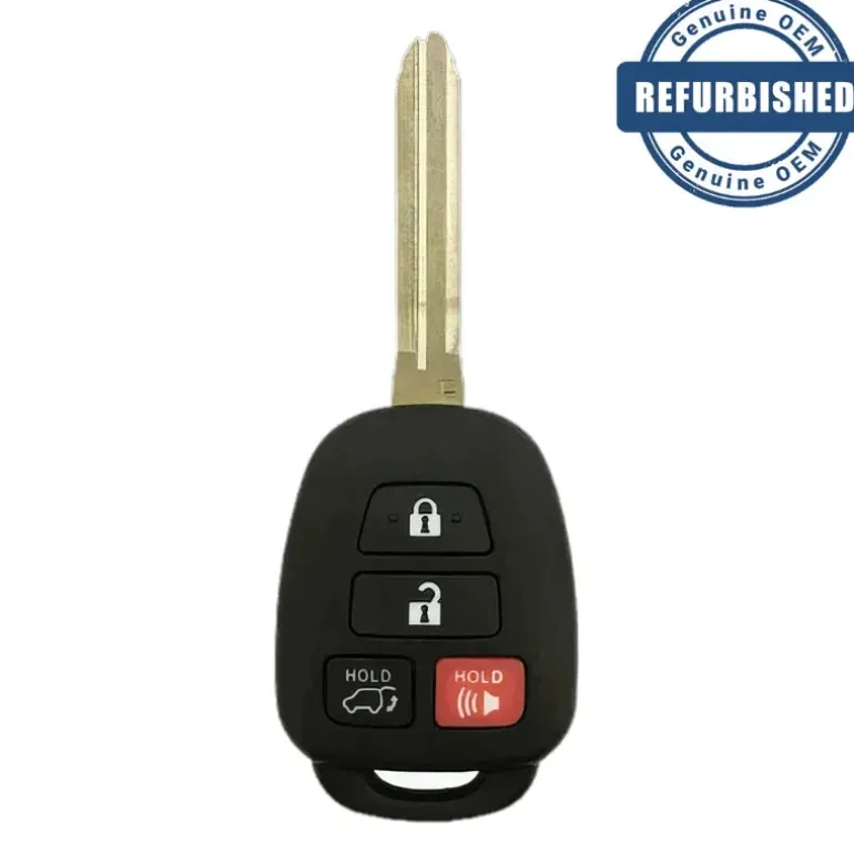 2020 Toyota Sequoia Remote Head Key PN: 89070-0R100, 89070-0R101, 89070-0C060