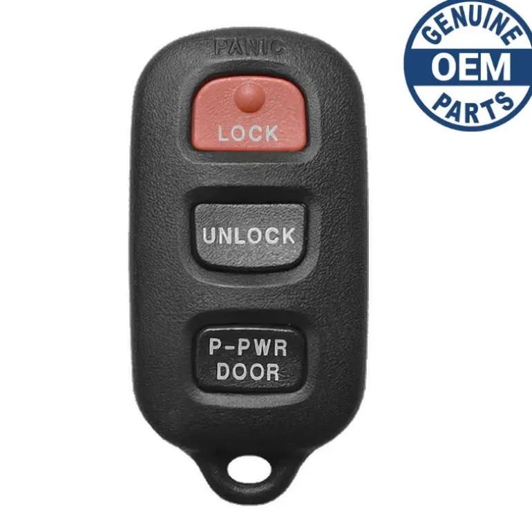 2001 Toyota Sienna Remote PN: 89742-08070 GQ43VT14T 4 Button Dual Sliding Doors