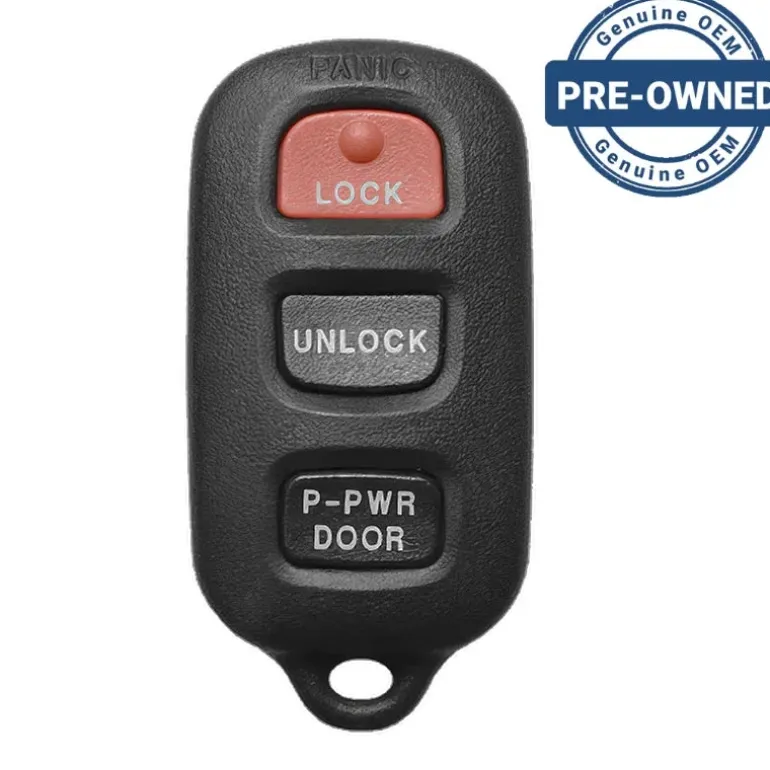 2001 Toyota Sienna Remote PN: 89742-08070 GQ43VT14T 4 Button Dual Sliding Doors