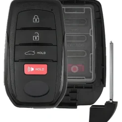 Toyota Smart Key 4 Button Replacement Case FCC ID: HYQ14FBW PN: 8990H-02470