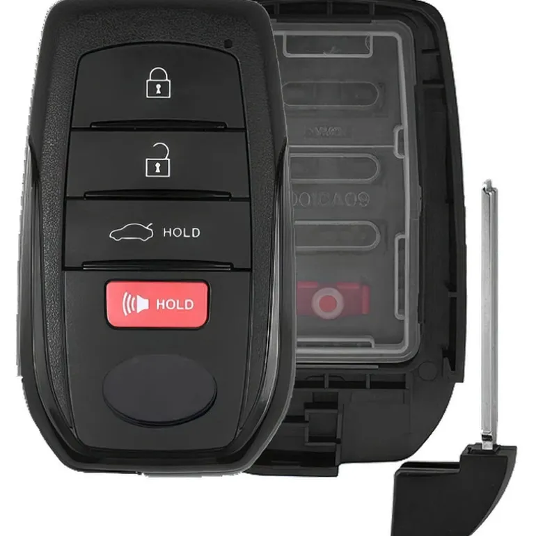 Toyota Smart Key 4 Button Replacement Case FCC ID: HYQ14FBW PN: 8990H-02470