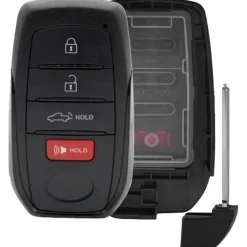 Toyota Smart Key 4 Button Replacement Case FCC ID: HYQ14FBX, PN: 8990H-0C010