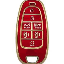 TPU Key Fob Cover For Hyundai 7 Buttons TQ8-FOB-4F28