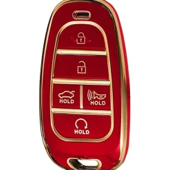 TPU Key Fob Cover For Hyundai 5 Buttons TQ8-FOB-4F27